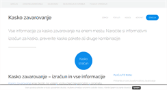 Desktop Screenshot of kaskozavarovanje.com