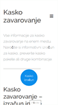 Mobile Screenshot of kaskozavarovanje.com