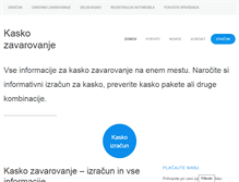 Tablet Screenshot of kaskozavarovanje.com